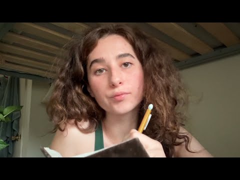 ASMR ~ toxic girl asks to draw u ✍️