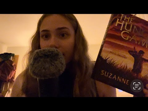 ASMR geeking out over my new hunger games illustrated edition