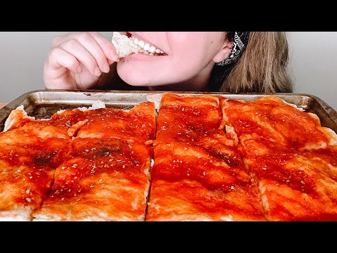 ASMR VEGAN PIZZA MUKBANG