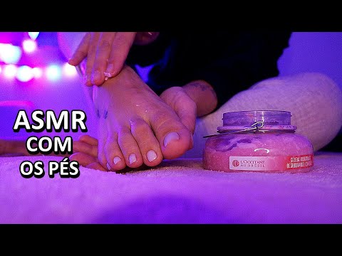 ASMR COM OS PÉS: MASSAGEM NOS PÉS, 100% SATISFATÓRIO