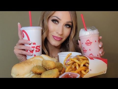 ASMR | 6th *Twelve Days Of Mukbang!!* FRENCH DIP & JALAPEÑO POPPERS (eating sounds, mouth sounds)