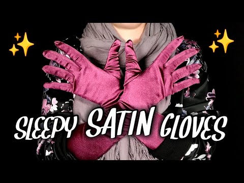 Sleepy Satin Gloves ASMR 🧤 Magical Props 🪄 Hand Movements ✨ Relaxation Suggestions 🌸 Pampering 🧖🏻‍♀️