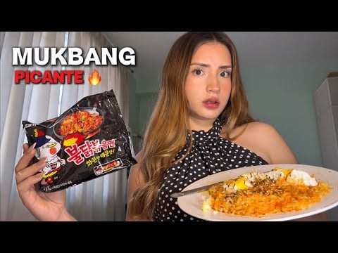 ASMR COMIENDO EL RAMEN MÁS PICANTE del 🌎🔥🥵🌶️ Sale mal…