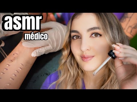 asmr médico TEST de ALERGIAS REALISTA Ale ASMR