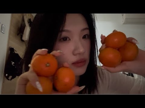 귤 먹으면서 수다 떨기 asmr Let's talk while eating tangerines