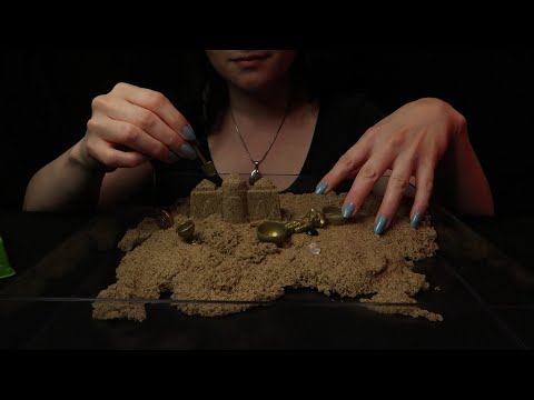 ASMR Slow and Gentle Kinetic Sand ⭐ Soft Spoken ⭐ Ramble ⭐ Talking you to sleep ⭐ Sand Sounds