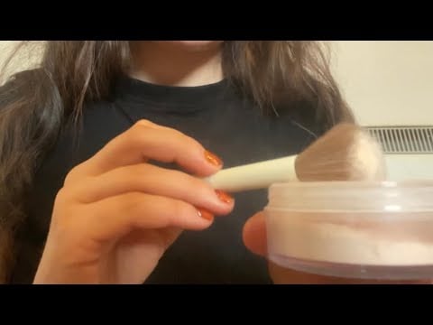 ASMR doing your makeup, gentle tapping- no talking 