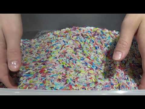 ASMR rainbow rice (visual trigger)