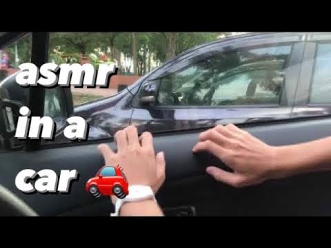 ASMR IN A CAR | *FAST AND AGGRESSIVE* *TAPPING AND SCRATCHING*