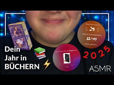 ASMR Buchrückblick | Mein Lesejahr 2025 mit READO 📚🩵 (Deutsch/German)