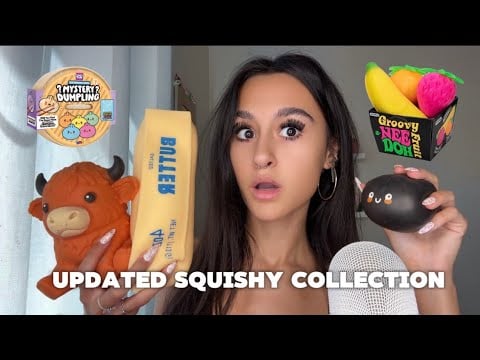 ASMR| My UPDATED squishy COLLECTION😳