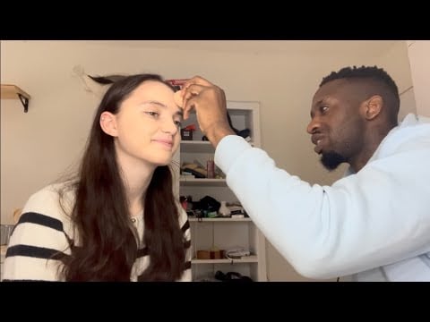 [ASMR] My Boyfriend Does My Makeup!
