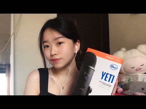 ASMR Unboxing Blue Yeti Mic & Triggers (Lofi)