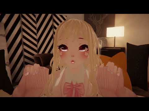 [ASMR-VRC] First Try - Visual Triggers (Hand Movements, Plucking, Tapping) - No talking