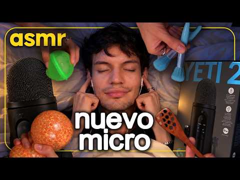 ASMR ESPAÑOL 😴 PROBANDO EL NUEVO BLUE YETI 2 | SONIDOS PARA DORMIR