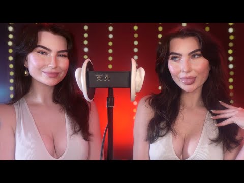 ASMR ♡ Twin Mouth Sounds ~ Intense Tingles ONLY  (4K / DELAY) ♡