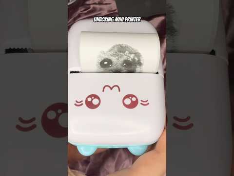Çok tatlı 😍#fyp#unboxing#cute#miniprinter#viral