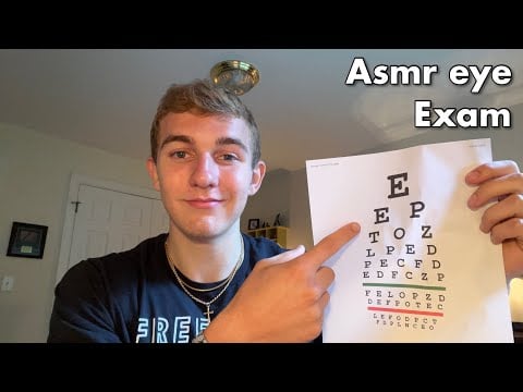 Asmr super fast 1 minute eye exam