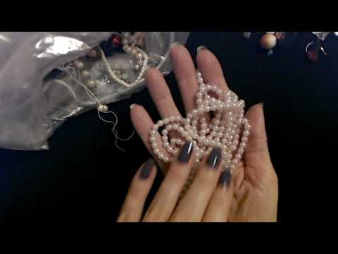 ASMR | Goodwill Jewelry Bag Show & Tell 7-11-2021 (Soft Spoken)