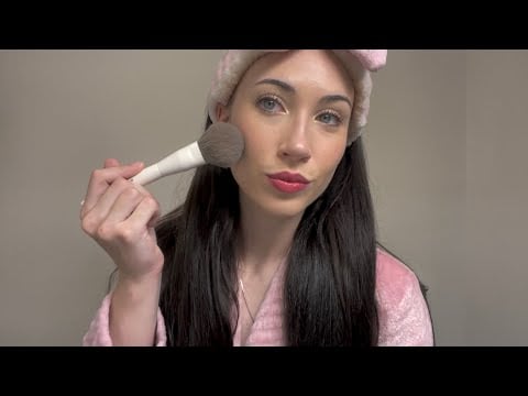 ASMR | Doing My Makeup: Whisper Ramble 
