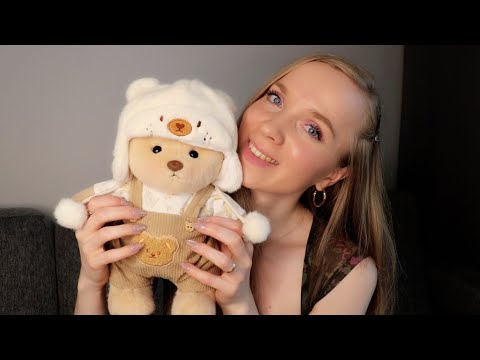 ASMR SUOMI Nallekarhun Asujen Unboxing & Esittely🧸ASMR Rentouttavia Ääniä, Unboxing #getahug