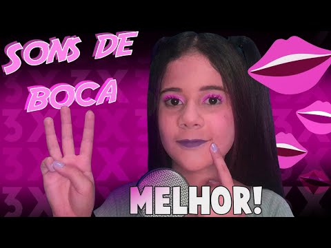 ASMR Sons de Boca 3x mais INTENSO |tripla camada|