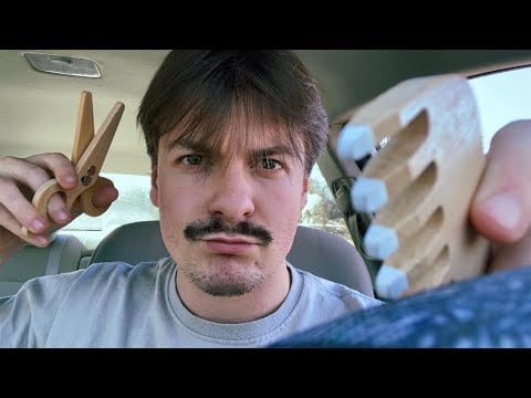 [LOFI ASMR] Haircut Role Play with Wooden Props | Visual ASMR Triggers