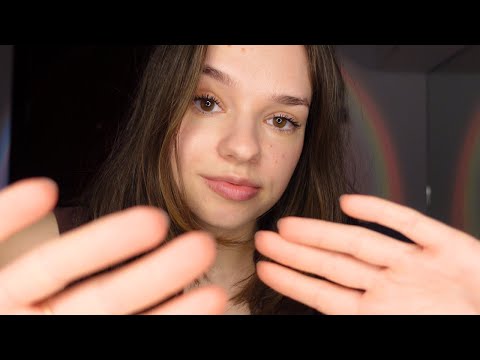 ASMR tingly face tapping with layered tapping sounds & mouth sounds ✨