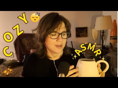 Cozy whisper ramble ASMR (talking about ASMR, coffee, movies, etc)