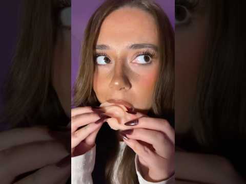 Ear massage and chewing asmr #visualtingle #asmrvideos #tingles