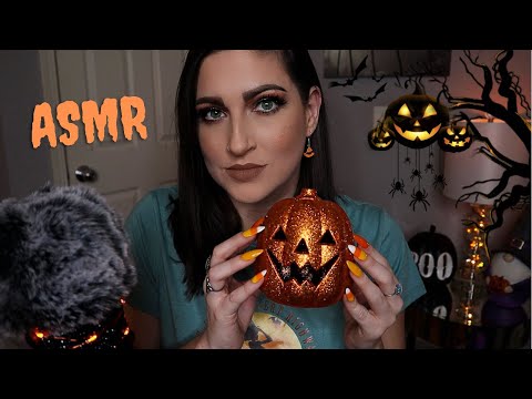 ASMR | Tapping & Scratching On Jack-O’-Lanterns 🎃