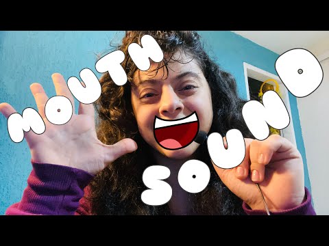 ASMR Sussurrando em inglês e sons de boca 😴🩷💋