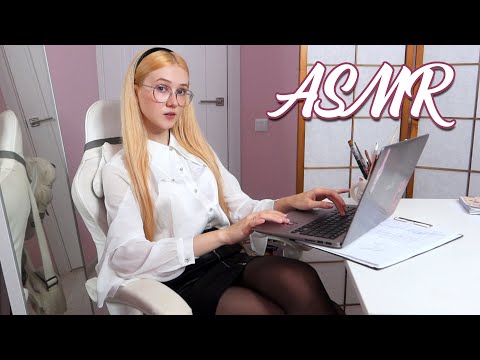 ASMR office lady's day 👠 Writing, Typing and Paper Sorting #2