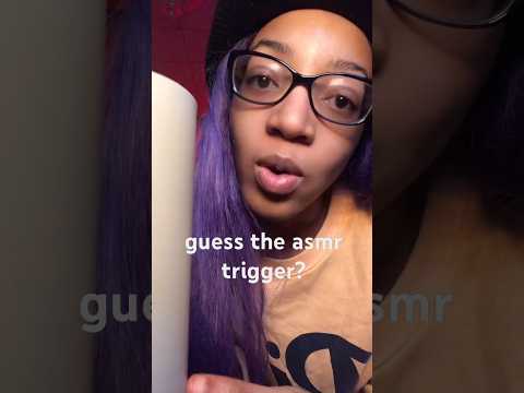 guess the asmr trigger... which one will you fall asleep to? #asmr #asmrtriggers #asmrshorts