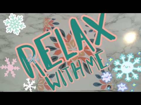 LO-FI ASMR VISUAL & SOUND TRIGGERS: SNOWFLAKE ❄ FLOWER 🌼 STICKER PUZZLE #148