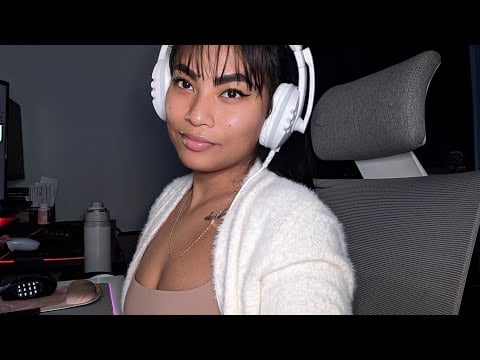 ASMR Gaming And Chewing Gum, Blowing Big Bubbles No Talking