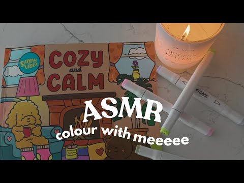 asmr - cozy colour with me 🧸🤎
