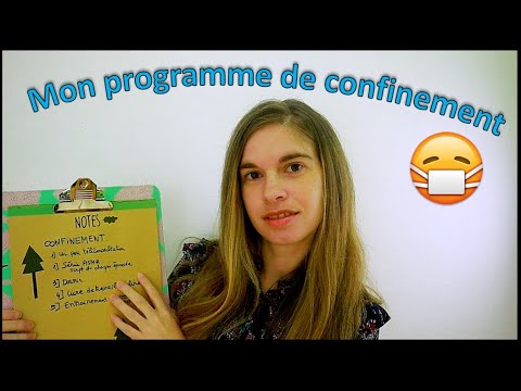 [ASMR] Mon programme de confinement, blabla détente en cette période de stress !