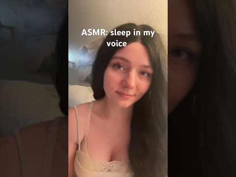 sleep in my voice 🤍#asmr #sleepasmr #girlfriendasmr #whisper #goodnight