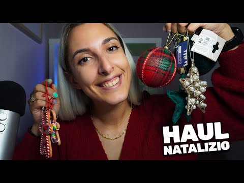 ACQUISTI PER L'ALBERO DI NATALE 🎄 HAUL | ASMR ITA