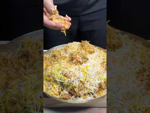 Hyderabadi Mutton Biryani #shorts #shortsfeed #trendingshorts #biryani #mutton