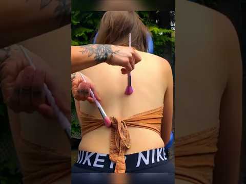 Is this the softest massage ever?? #asmrmassage #asmr #shorts #realpersonasmr #relaxation #deepsleep