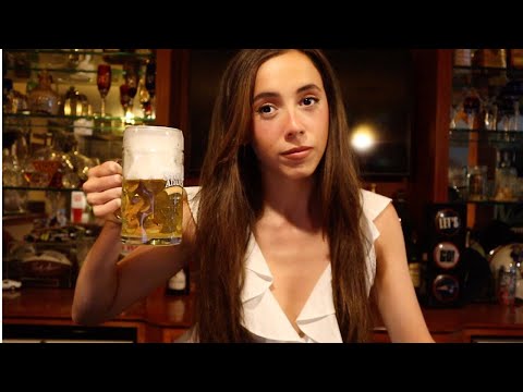 ASMR BARTENDER ROLEPLAY | Glass Tapping + Soft Spoken