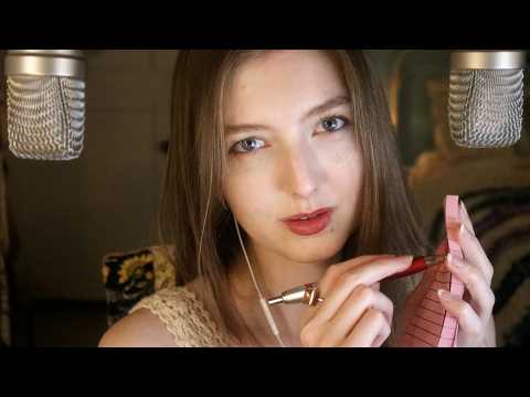 ASMR Inaudible Whispers & Writing Sounds ✍️ Ear to Ear