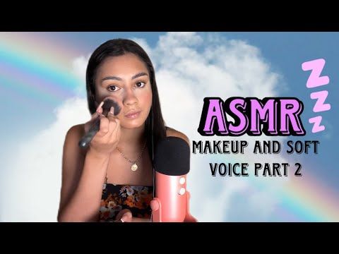 ASMR SOFT SPOKEN | DEEP SLEEP MAKEUP PART 2❤️😴