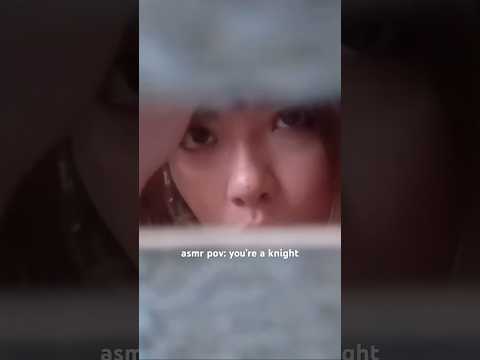 pov you’re a knight and i’m doing asmr on your helmet