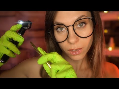Ear ASMR That Destroys Your Tingle Immunity, Otoscope exam magic for SLEEP