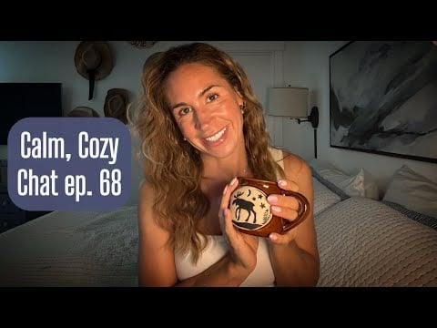 ASMR | Calm, Cozy Chat ep. 68 ⛵️A Quiet Week, Learning to Knit, A Sunset Sail off the Coast of Maine