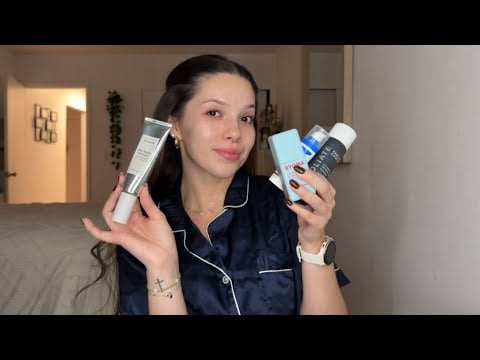 ASMR Get Unready With Me | Skin Care Routine *whispered voiceover*