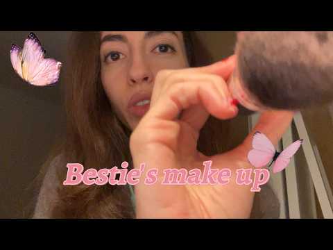 My first ASMR video (doing your makeup)
